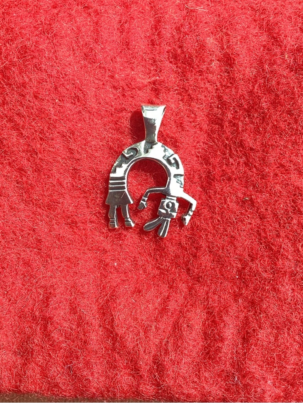 Sterling Silver Kokopelli Pendant
